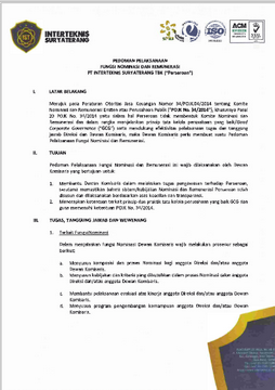 Guidelines for the Implementation of Nomination & Remuneration Functions